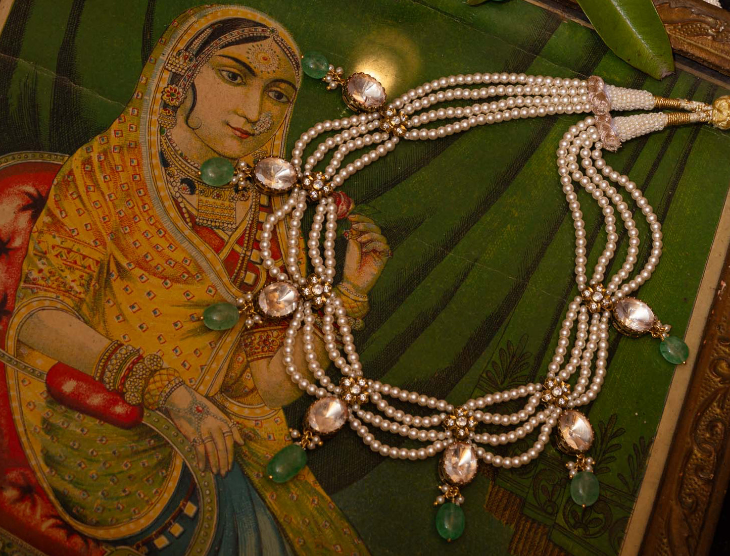 Pearl Polki Necklace
