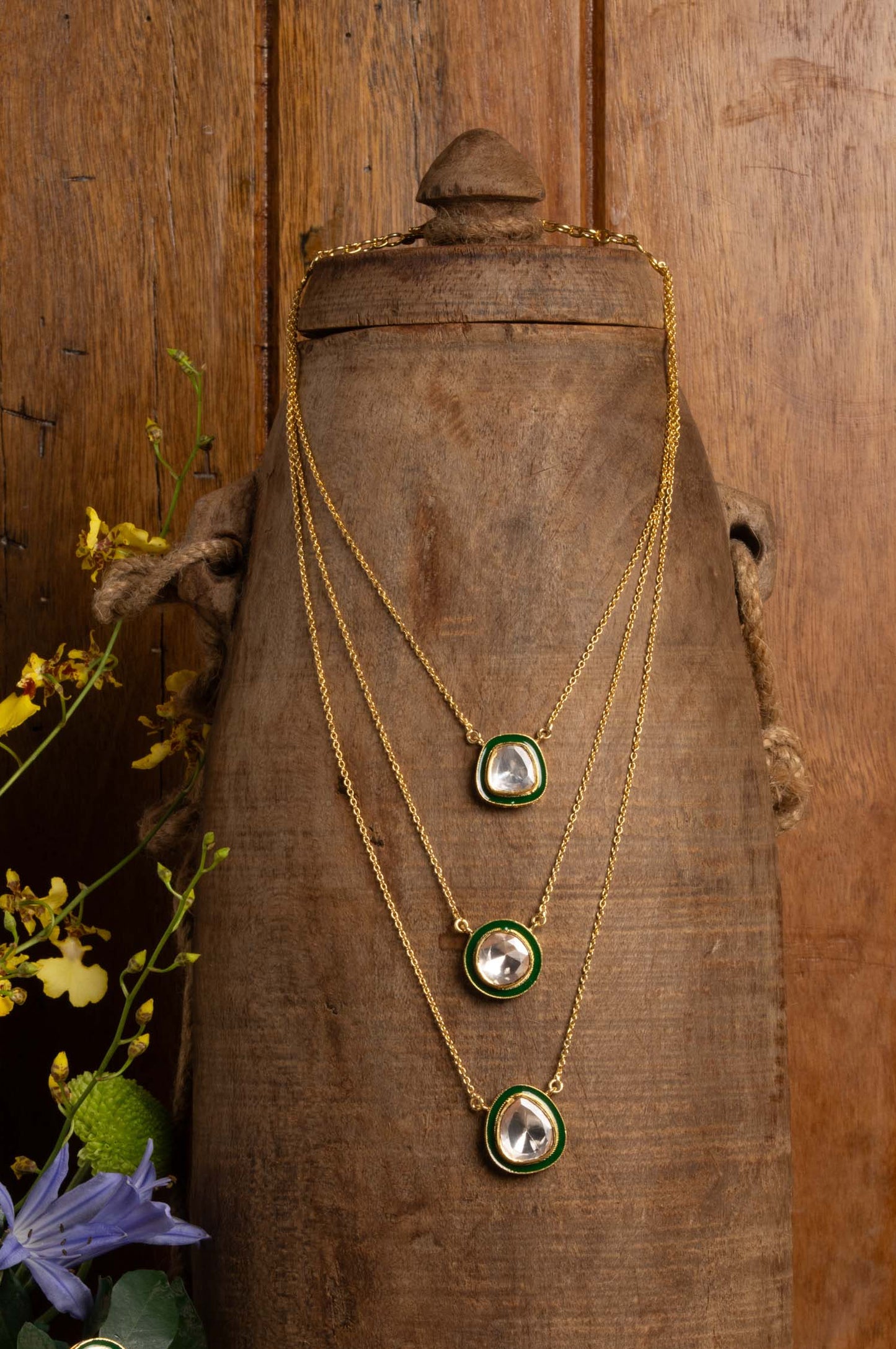 Layered Polki Chain