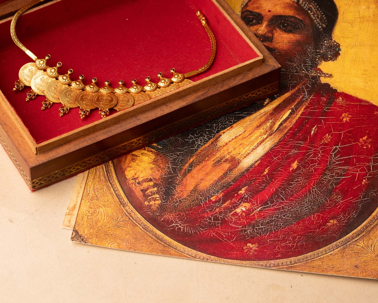 Short Lakshmi Kasu Necklace