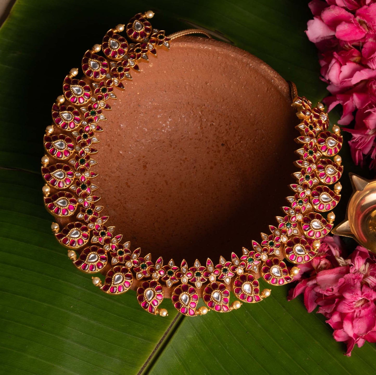 Kundan Mango Necklace