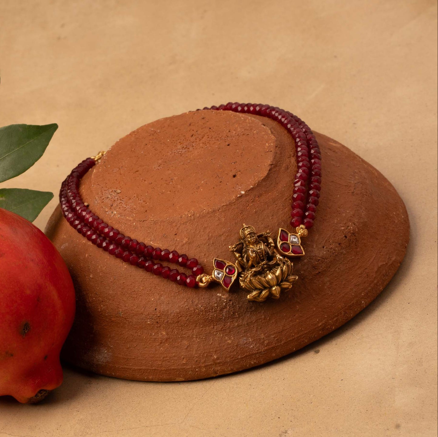 Antique Lakshmi Chocker with Ruby