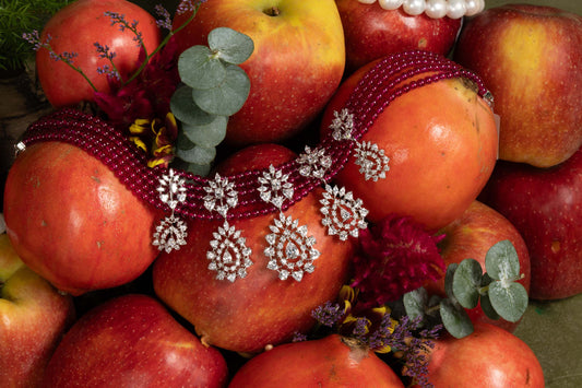 Ruby swarovski Chocker
