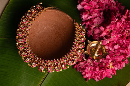 Kundan Mango Necklace