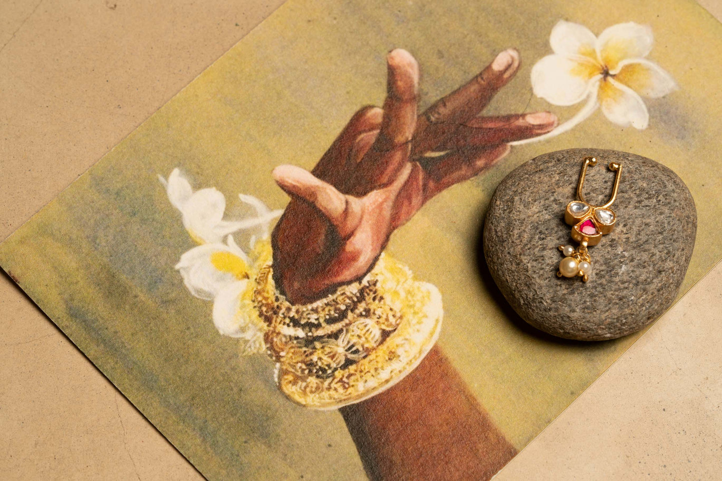 Kundan Septum Nose Ring