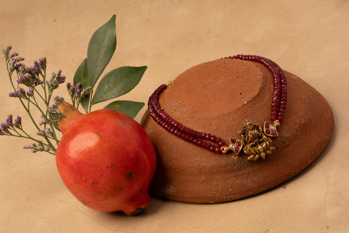 Antique Lakshmi Chocker with Ruby