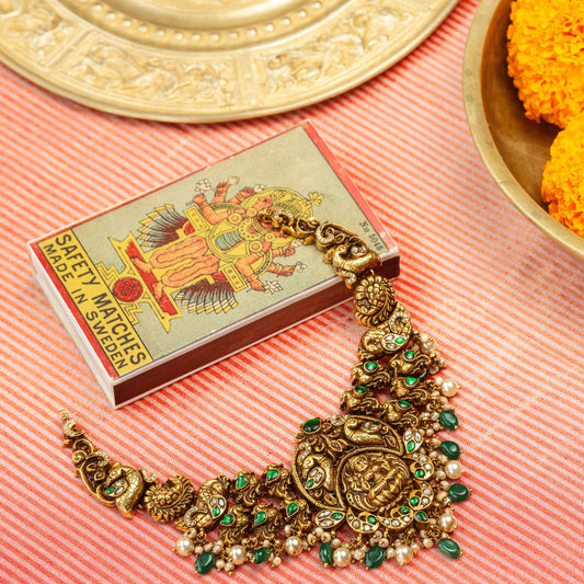 Lakshmi Deep nagas short necklace