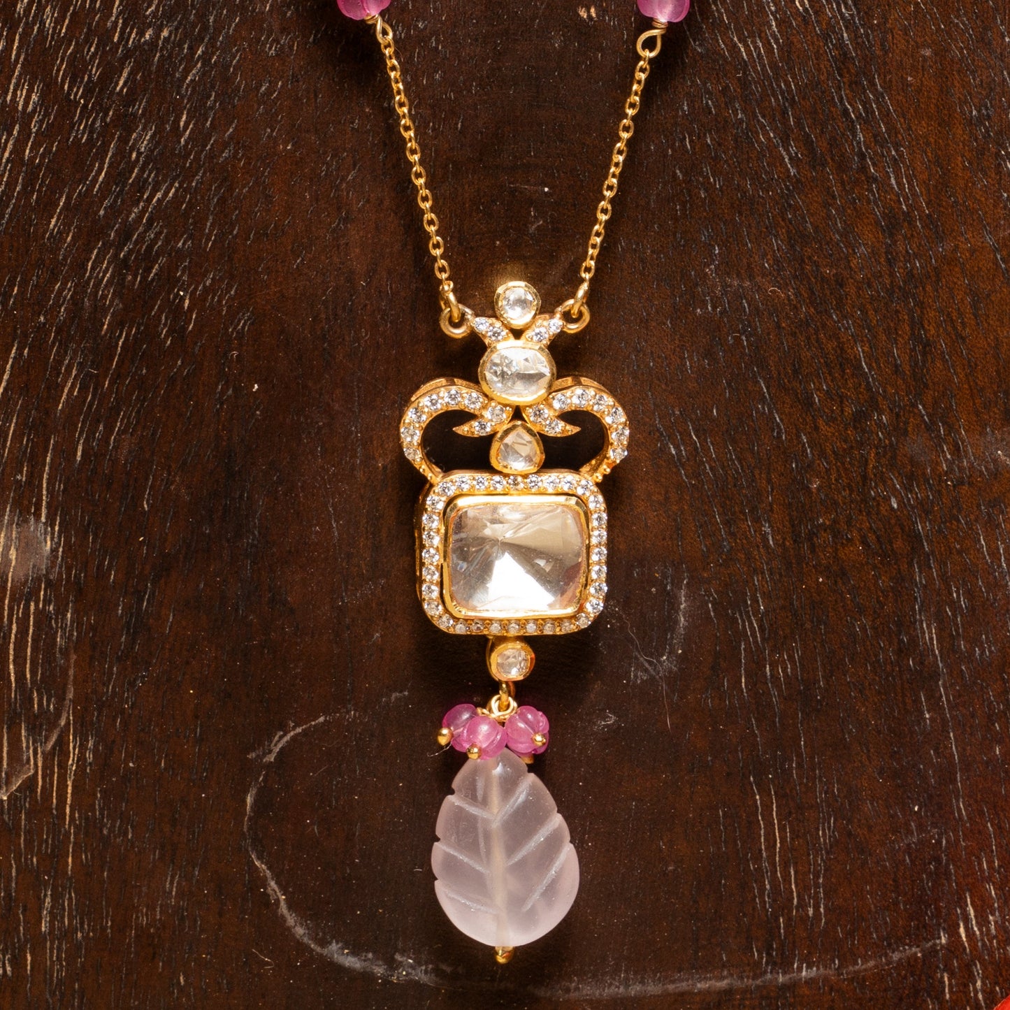 Simple Polki Necklace