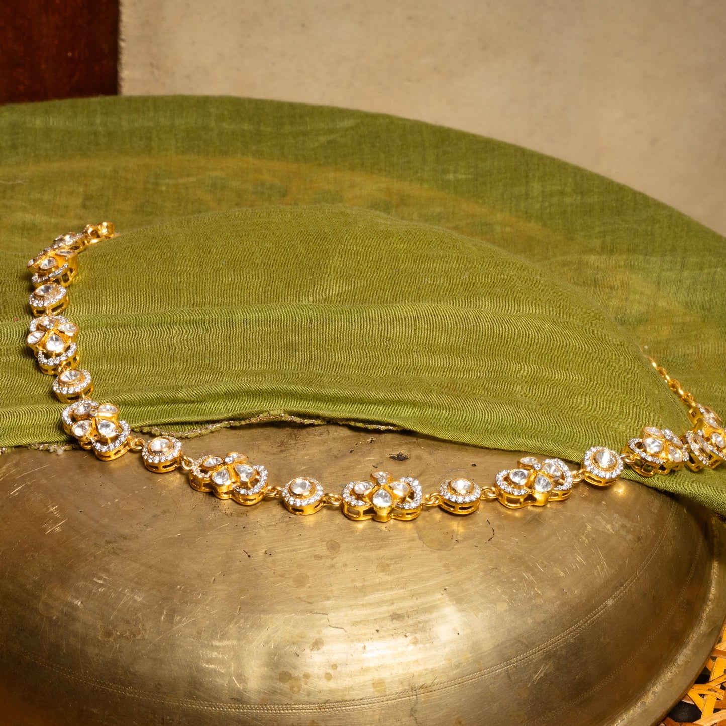 Polki short necklace set